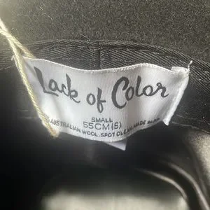 Lack Of Color | Accessories | Lack Of Color Nwt Benson Black  display picture 1